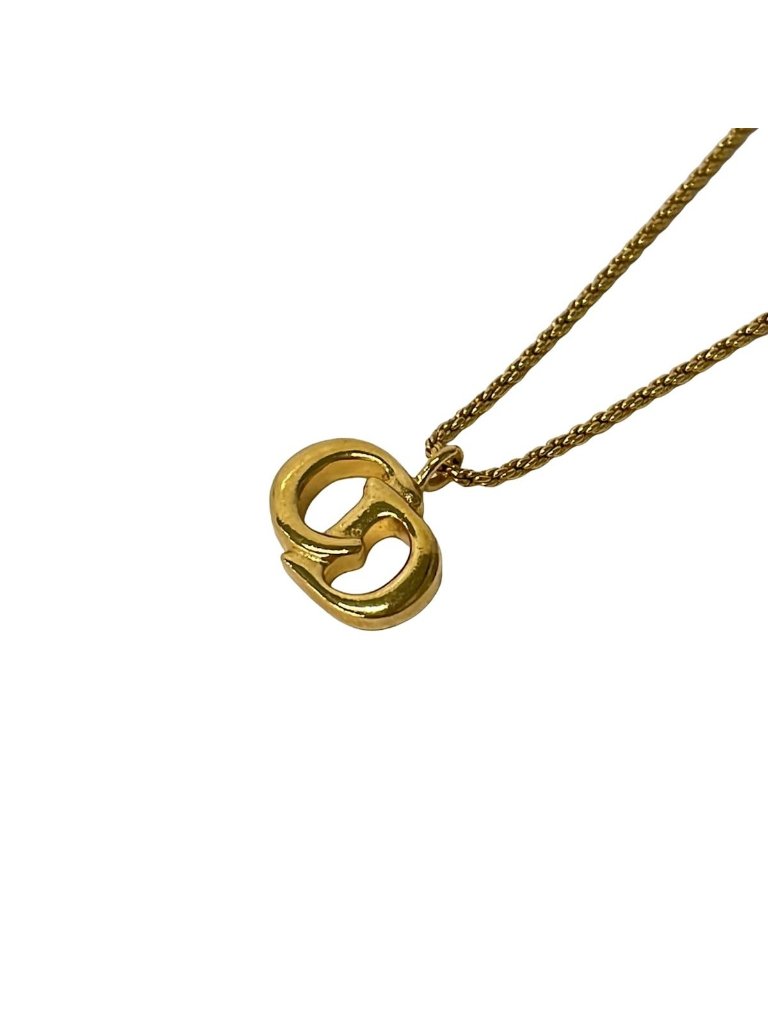 Dior Necklace Gold Cd Motif-F